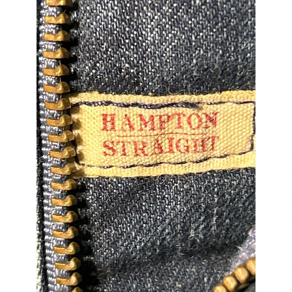 Polo Ralph Lauren Hampton Straight Jeans Blue Denim RL LogoSize‎ 34 x 30